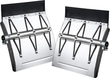 24″X24″ Stainless Steel Quarter Fender For Semi Truck Freightliner Peterbilt VNL