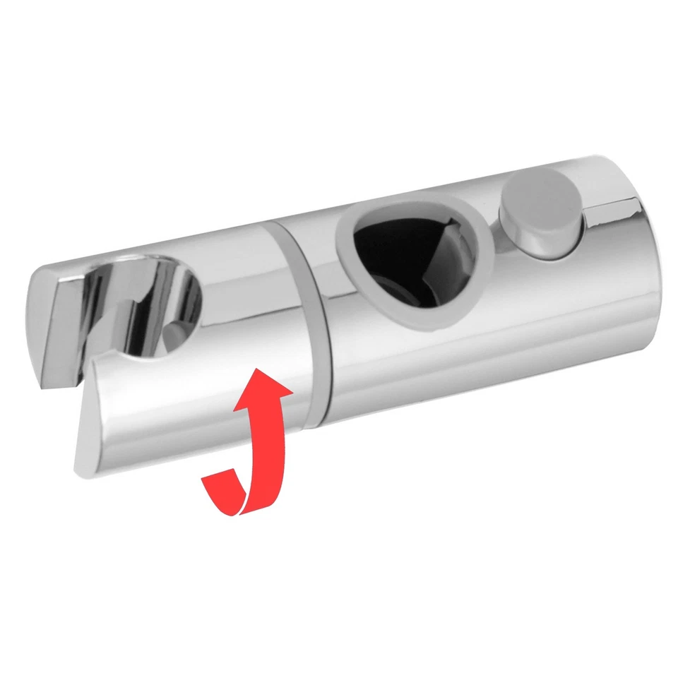 Universal Duschkopf Schieber Gleiter Halter Stangengleiter Duschstange 22 - 25mm - Bild 2 von 2