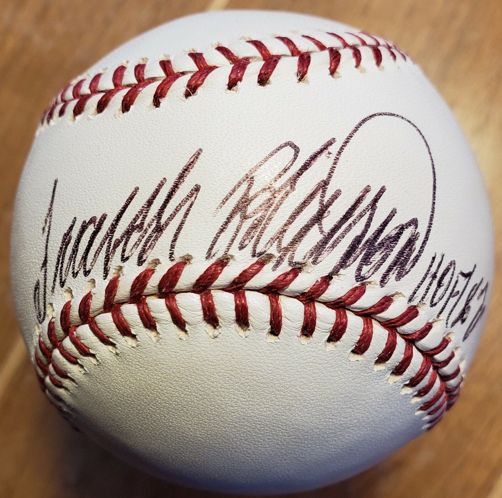 Autographed Signed FRANK ROBINSON Official Major League 2005 Nationals Baseball w/COA 