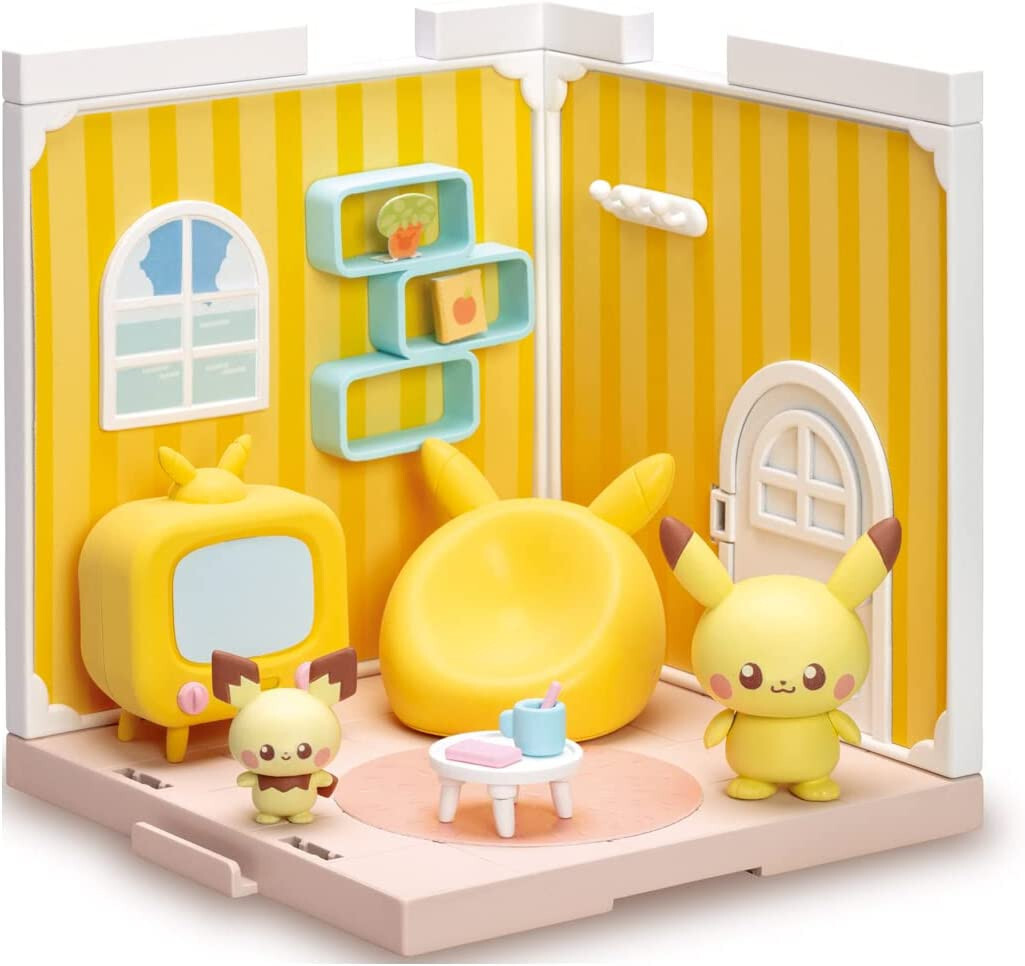 TAKARA TOMY Pokemon Peaceful Place Pokepiece House Living Pikachu