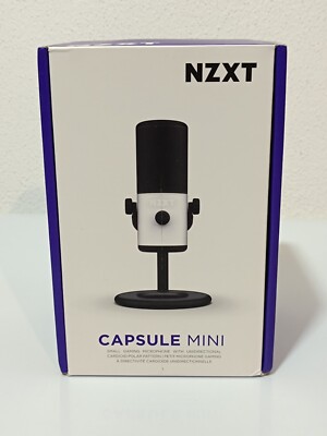 NZXT Capsule Mini USB Microphone ( AP-WMMIC-W1 ) - Weiß / Schwarz        _0.84_5