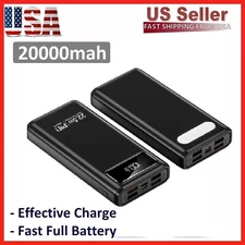 Slim Power Bank 20000mAh Portable External Battery Fast Charger For Samsung