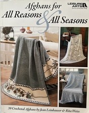 Afghans for All Reasons  All Seasons, 39 Afghans Crochet Patterns  USED