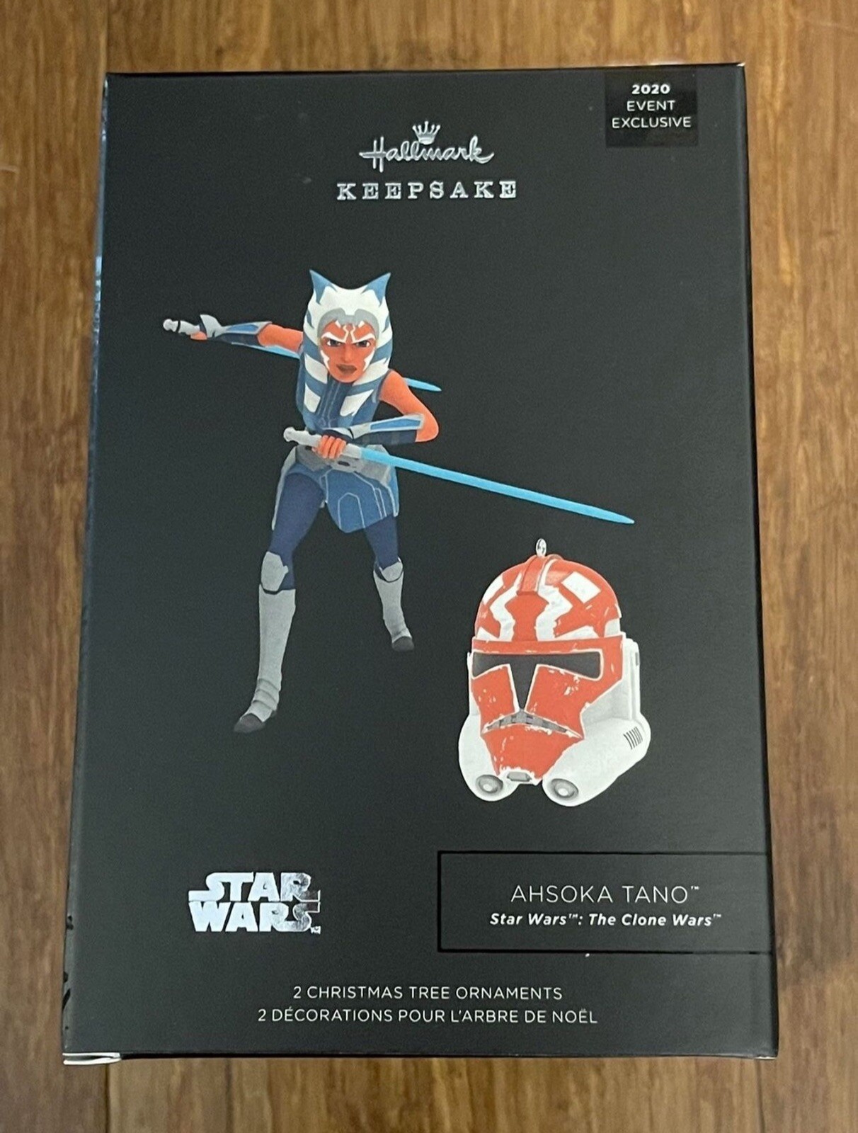 Star Wars Celebration 2020 Hallmark AHSOKA TANO 332nd Clone Helmet Xmas