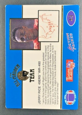 1992 Action Packed All Madden Team - Jerry Rice #43 San Francisco