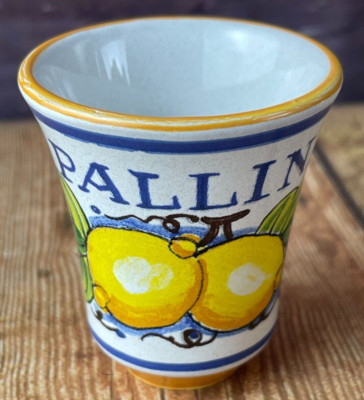 Pallini Limoncello Shot Glass Peruta Italy