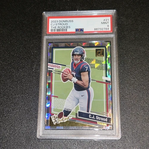 C.J. Stroud PSA 9 - 2023 Panini Donruss #21 The Rookies - Texans