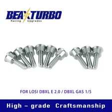 BEAXTURBO Stainless Steel screws 9Pcs for LOSI Promoto MX 1:4 Front Brake Disk