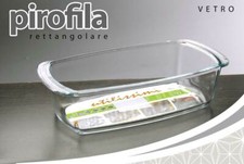 PIROFILA RETTANGOLARE IN VETRO TRASPARENTE UTILISSIMI 24*13*7 CM 1,0L HUB-570384