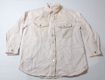 Mango Women's Long Sleeve Button Up Collared Shirt EJ3 Marble Size XS NWT
