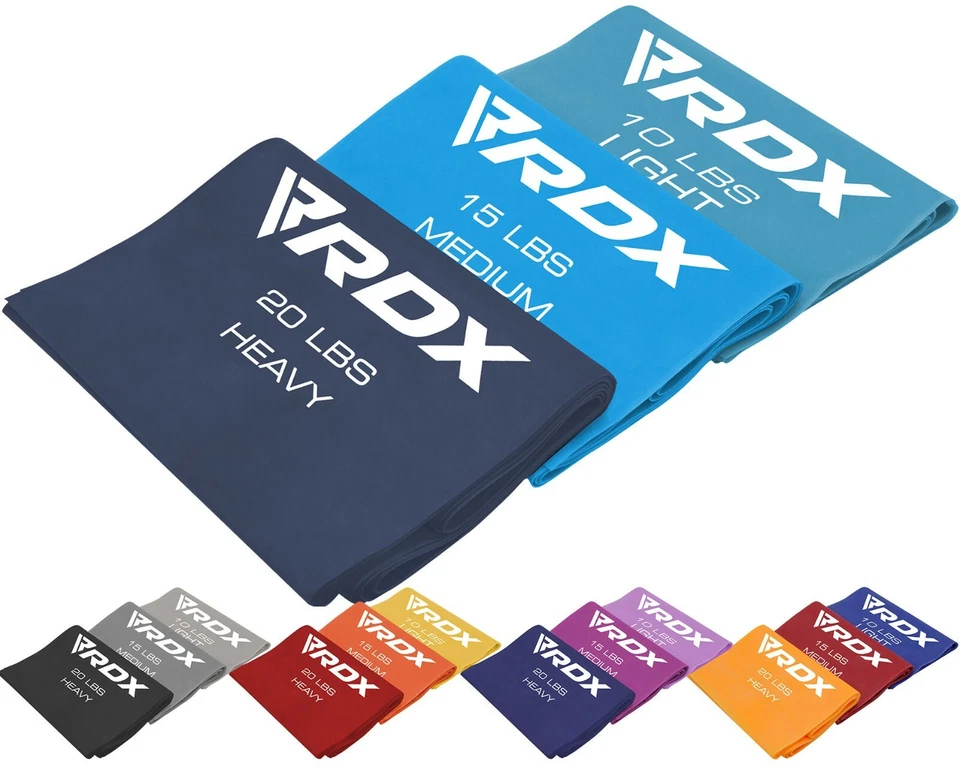 Resistance Bands Set by RDX, Long, Pull Up Resistance Bands, Exercise Bands