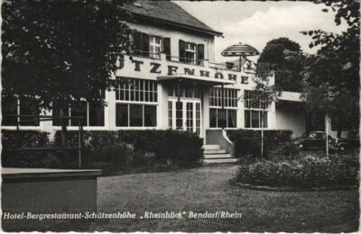 AK AK Bendorf - Hotel-Bergrestaurant-Schutzenhohe Rheinblick DEUTSCHLAND (1069140)