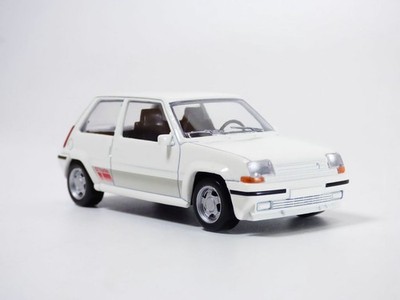 RENAULT 5 - R5 - supercinq GT TURBO blanc 1/43 phase 2