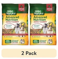 New (2 pack) Wild Harvest Mix Rabbit Food, Vegetable & Grain, 8 lb. Bag