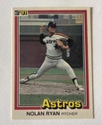 1981 Donruss #260 Nolan Ryan  Astros Baseball Vintage Card Excellent Condition