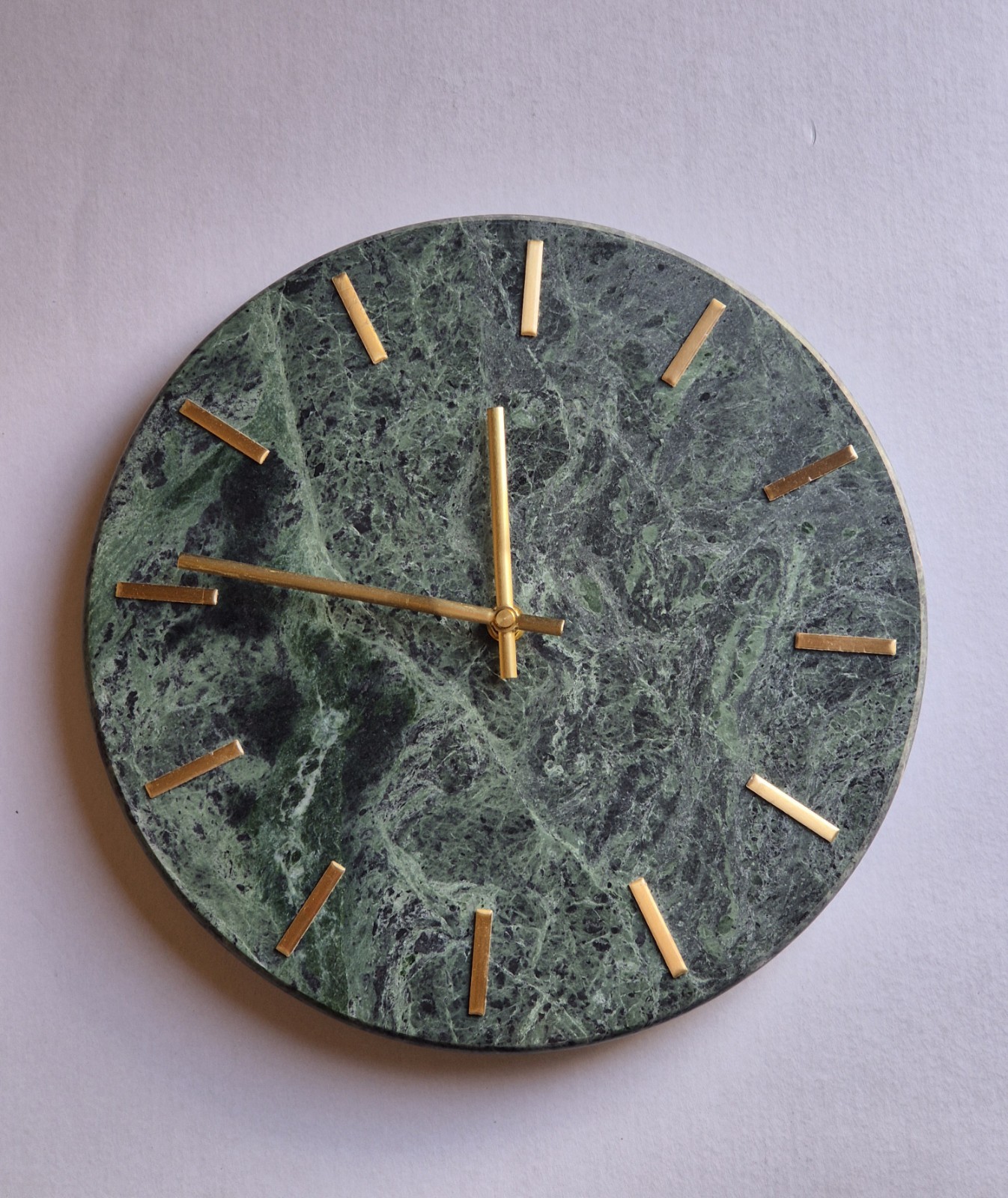 John Lewis Solid Marble Wall Clock.30cm