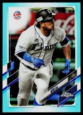2021 Topps Chrome NPB #100 Aito Otaki Aqua Refractor #/199