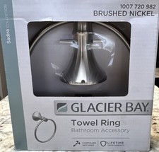NEW Glacier Bay Towel Ring Bathroom Accessory...