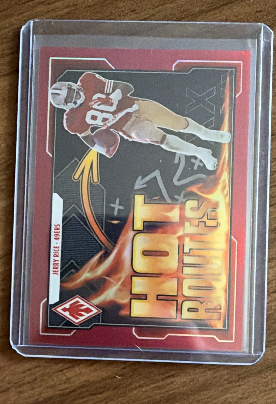2021 Panini Phoenix - Hot Routes Jerry Rice #HR-28 Red /199