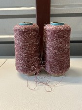 Lot 2 Spool Cone Peru 2/40 Soft Lace Baby Alpaca Yarn w/Linen 1lb 2oz 510g 7006