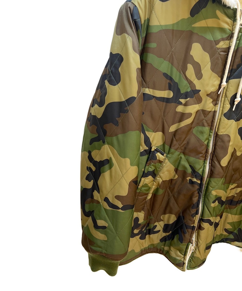 SUPREME 17AW Reversible Sherpa Work Parka Size: M Olive x Men