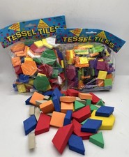 Bag of 345 Assorted Math Manipulative Learning Resources Thick Foam Shapes
