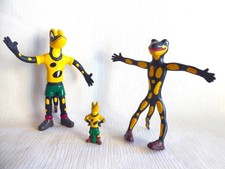 SALAMANDER "LURCHI"  FIGUREN 3 Stück  WERBEFIGUREN  LURCHI und seine FREUNDE