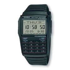 CASIO DBC32-1A Multi-Lingual DATA BANK Calculator Black Watch