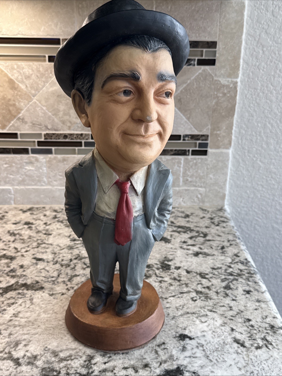 Esco Products Lou Costello Chalkware Statue- AS IS