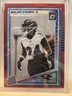 2025 Panini Donruss - Rated Rookie Malaki Starks #346 Optic Preview Red Wave...