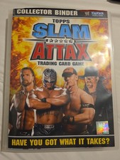 Topps Slam Attax WWE Wrestling Karten 2008 Sammelmappe mit über 300 Karten
