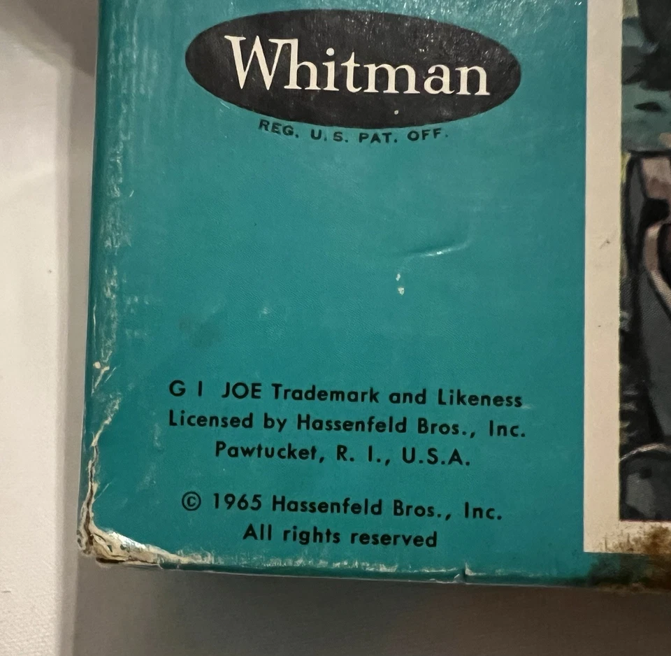 Vintage 1965 GI Joe Jigsaw Puzzle By Hasbro In Original Box - Image 2 of 4