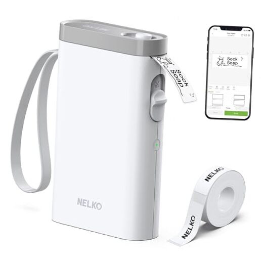 Bluetooth Label Maker P21 with Tape - Wireless White Label Printer-image