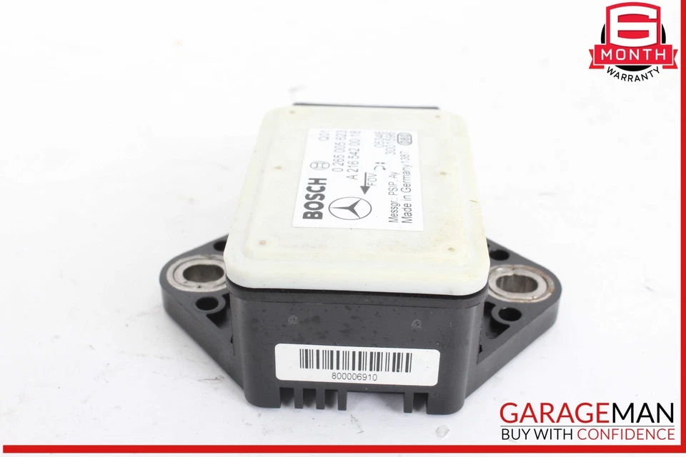 03-12 Sensor de aceleración de velocidad de giro de guiñada Mercedes R230 SL500 SL55 AMG CLS500 FABRICANTE DE EQUIPOS ORIGINALES Foto 4 de 4