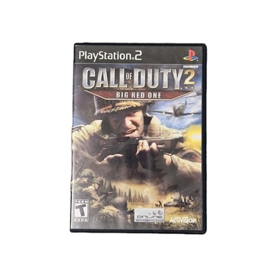 PS2 game call of duty 2 big red one dolby online broadband only