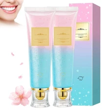 2Pcs Acssart Radiant Whitening Toothpaste,Niacinamide Whitening Toothpaste,Ea...