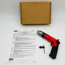 Sioux SDR10P25R4RR Pistol Grip Drill Air 1HP Rapid Reverse 2500RPM 1/2 Chuck