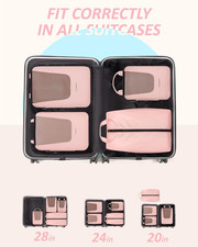 Compression Packing Cubes for Travel, 6/5/4Set Lightweight Packing Organizers...