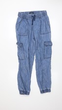 Cargohose Damen UK Größe S Dunnes Stores Relaxed Fit