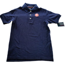 French Toast Boys Polo Shirt Navy School Uniform Short Sleeve Size 8 New