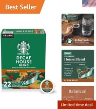22 Count Medium Roast Decaf K-Cup Pods - Single Serve, Smooth Flavor Experience