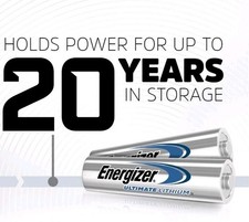 Energizer Ultimate Lithium AAA Batteries 4 packs
