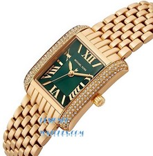 Image of NEW MICHAEL KORS MK4742 EMERY PETITE PAVE CRYSTALS GOLD STRAP WATCH -2 Y WAR.