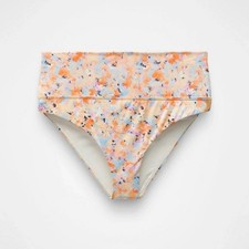 NWT prAna Women  s Aurelia Swim Bottom Size S Impression High-Waist