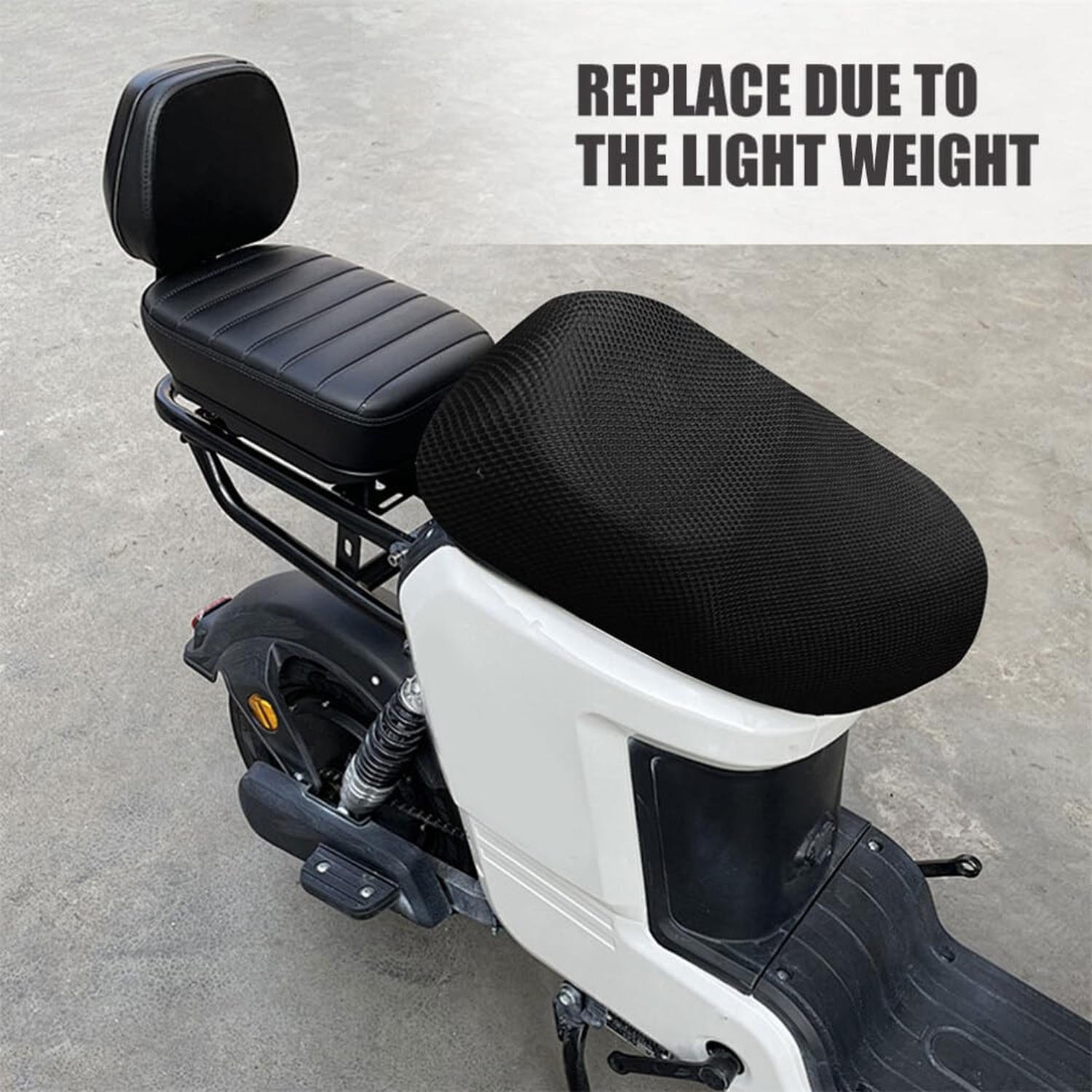 iplusmile Motorcycle Seat Cover Insulated Breathable Cushion Protector 36X22 ...