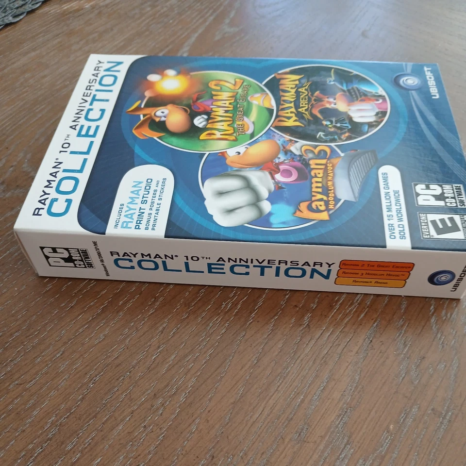 Rayman 10th Anniversary Collection - New Sealed Box - CD-ROM - Includes Print St - Image 4 of 4