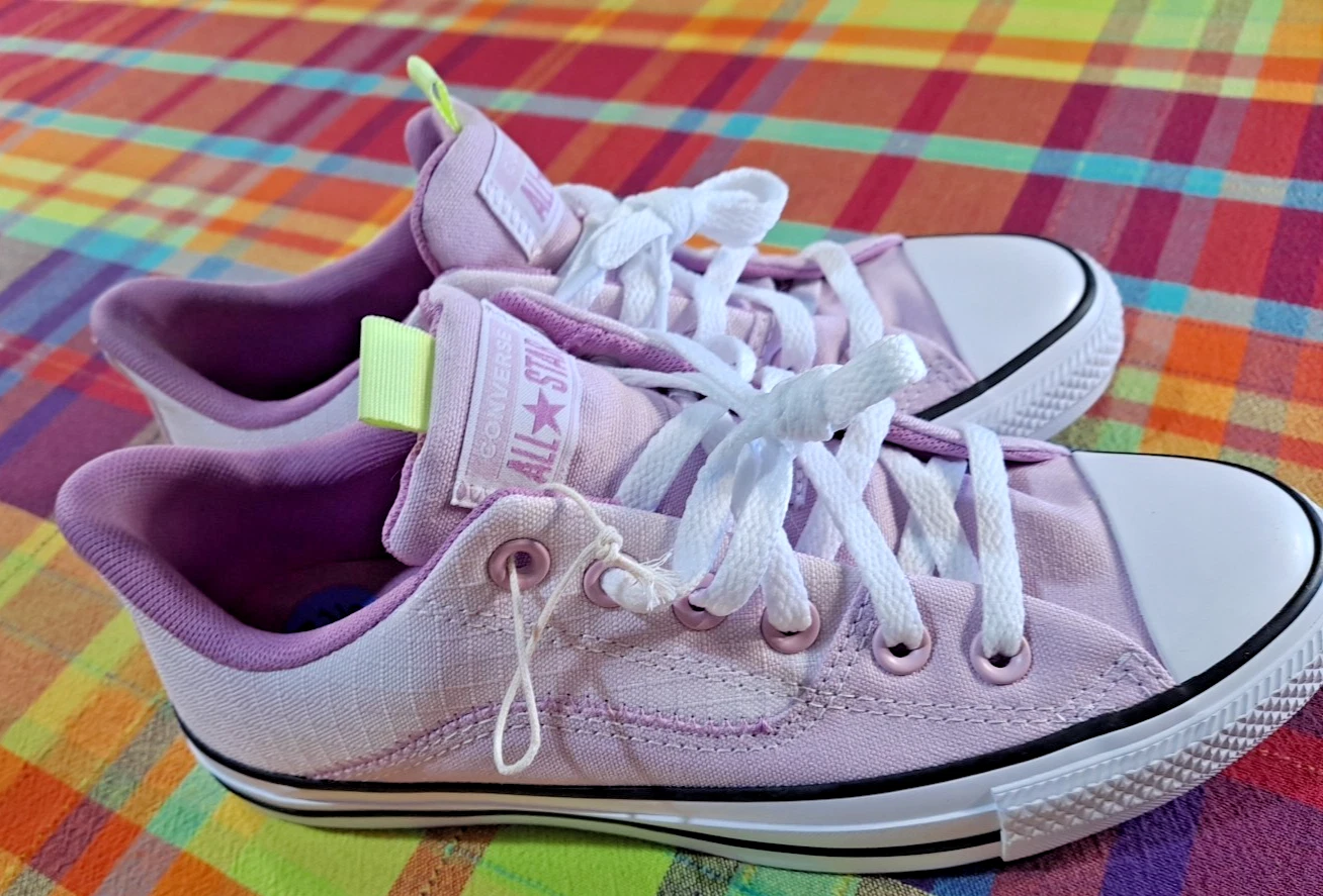 RAVEL Converse Chuck Taylor All Star RAVE Low Stardust Lilac PINK A70608F SZ 7.5 NEW