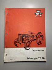 12/1966 Massey Ferguson TE- F 20 Schlepper Ersatzteilliste / Trecker Oldtimer