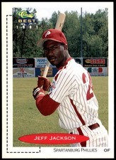 Jeff Jackson Spartanburg Phillies 1991 Classic Best RC #125 Rookie Card MiLB. rookie card picture