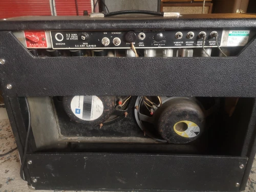 Fender Twin Reverb Silverface Valve Amplifier 1970s Vintage - Picture 10 of 12